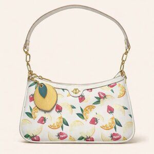 Nanette Lepore Julissa Baguette Bag w/ Air Tag Key Ring – Juicy Fruits - NWT